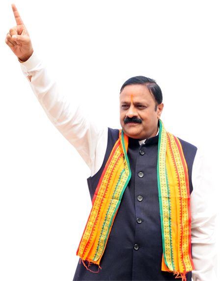 Portrait of Murli Sharma, leader from Champua, Odisha