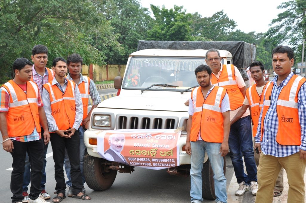 Modi Sena set for relief works in Phailin & flood areas of Odisha