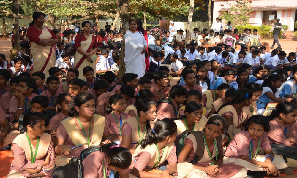 On 17 Nov 2016, School students in cluster level sports of IMCT at BBSR